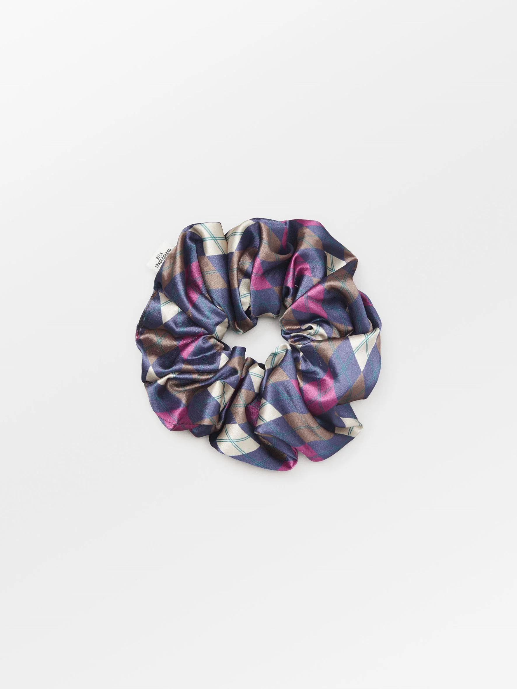 Argyle Luster Scrunchie