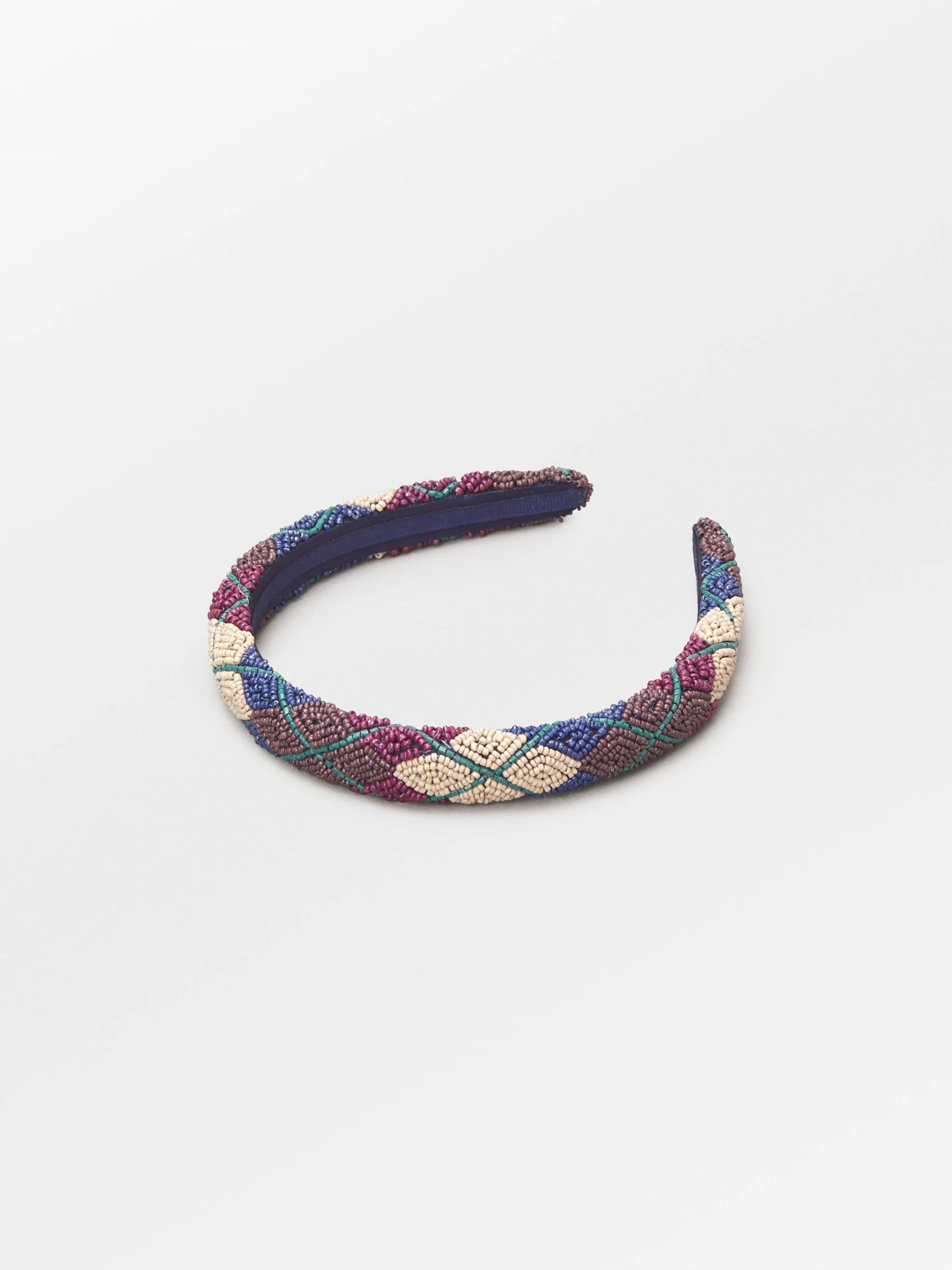 Argyle Slim Beaded Hairbrace