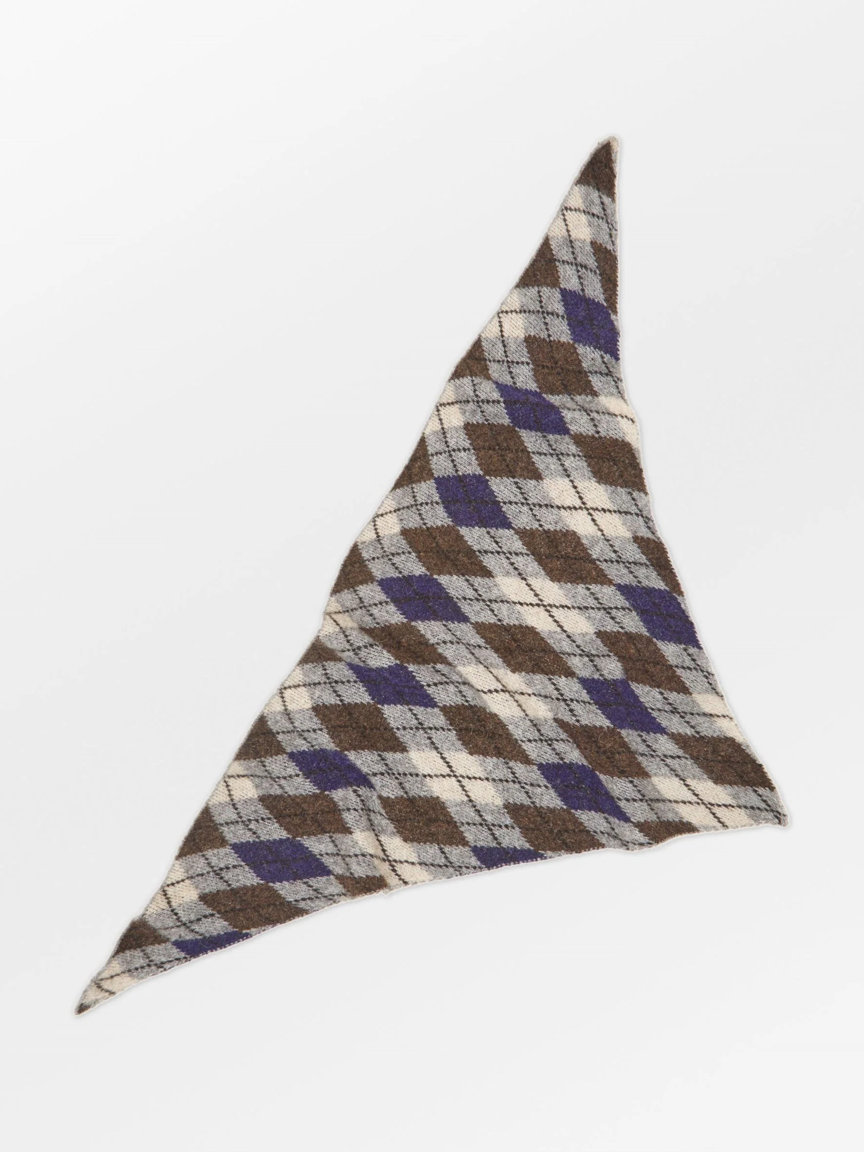 Argyle Triangle Scarf