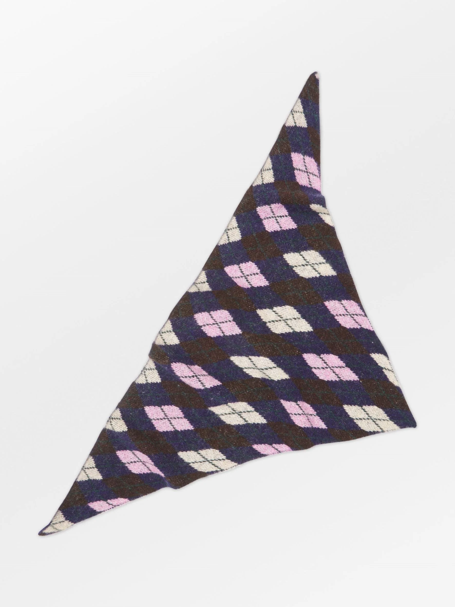Argyle Triangle Scarf