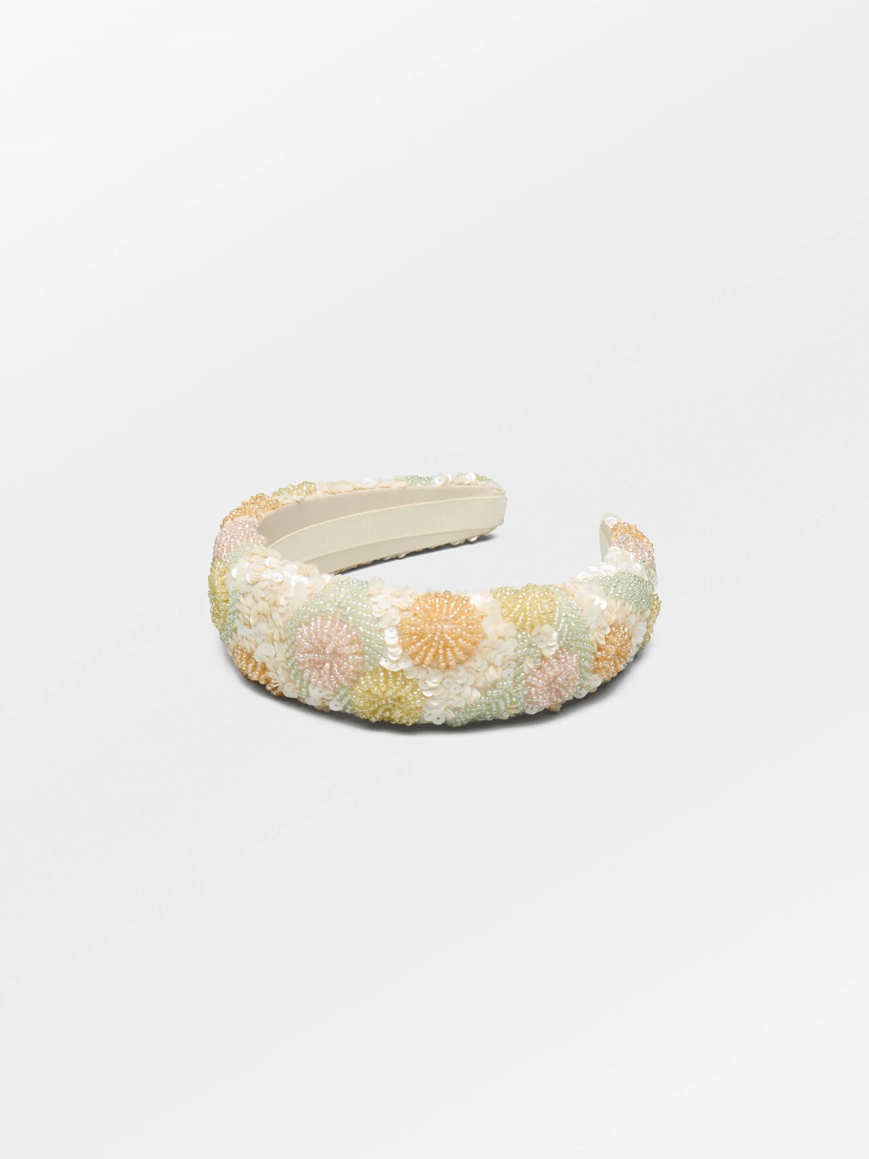 Carna Wide Beaded Hairbrace