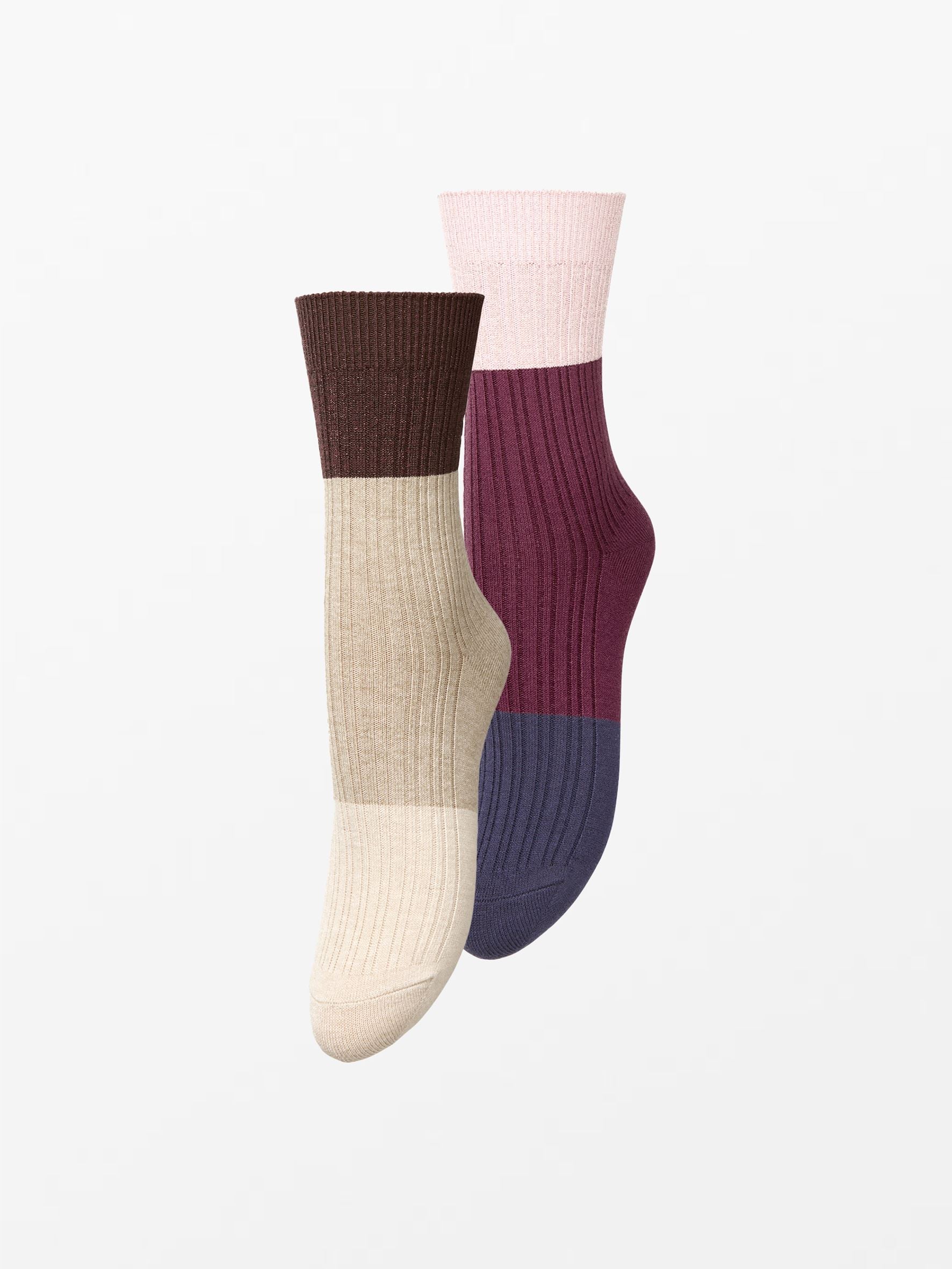 Colourblock Bam Sock 2 Pack