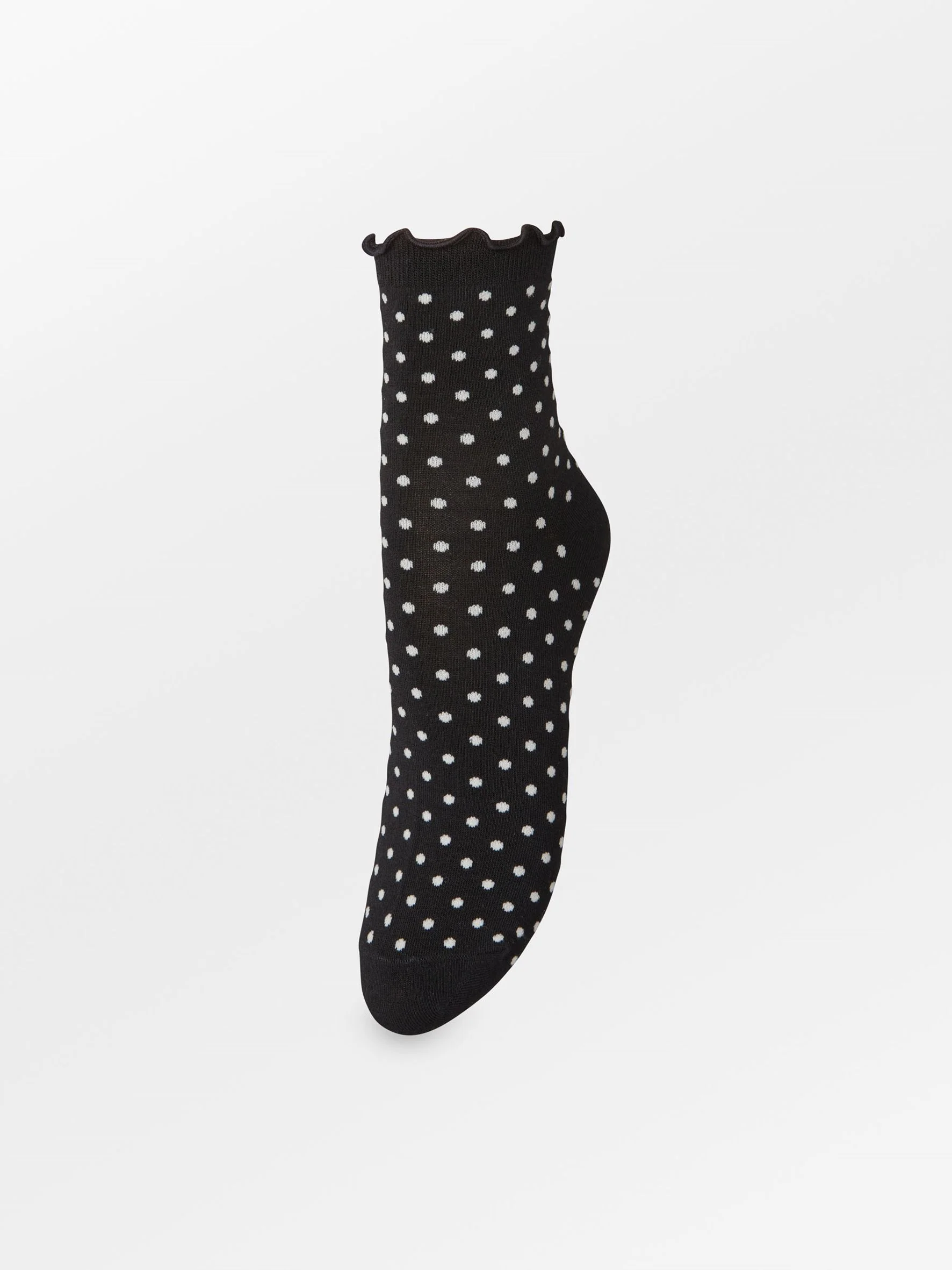 Dotted Frilla Short Sock