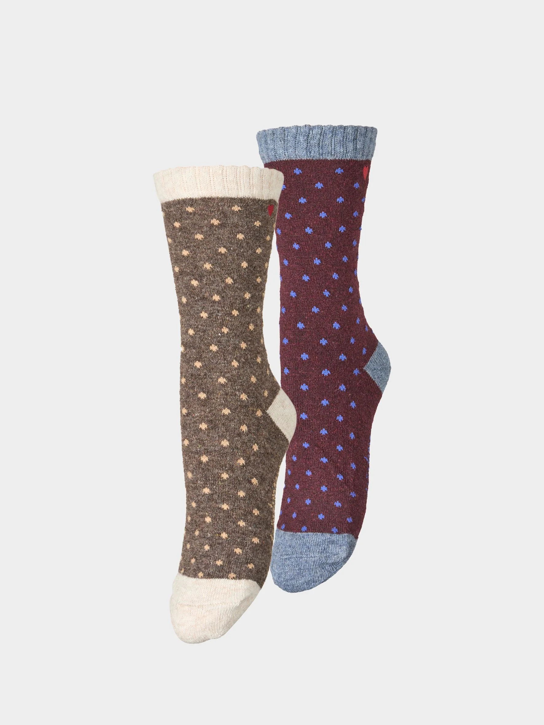 Dotted Wola Sock 2 Pack