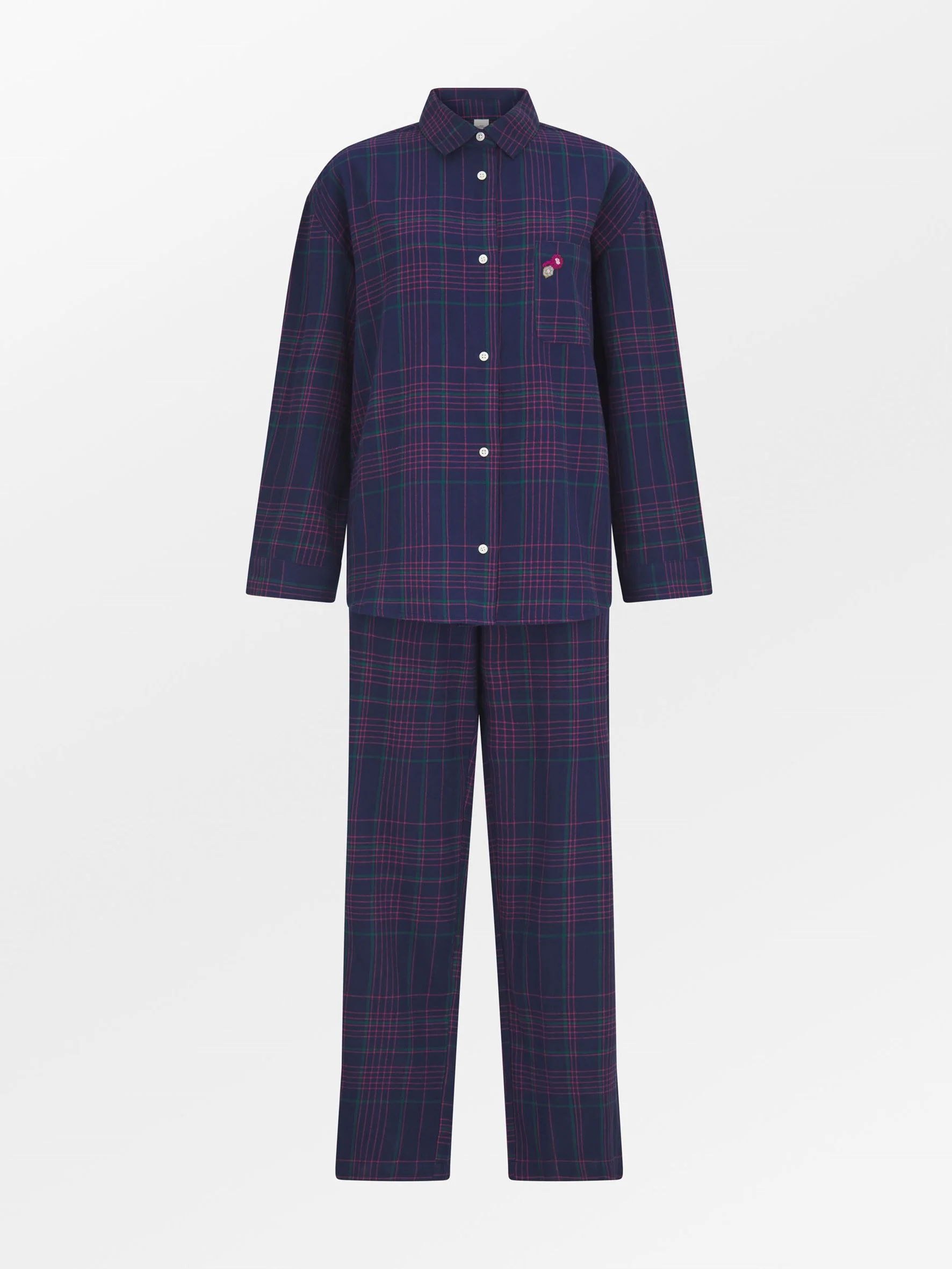 Flannel Gridy Pyjamas Shirt - Image 2