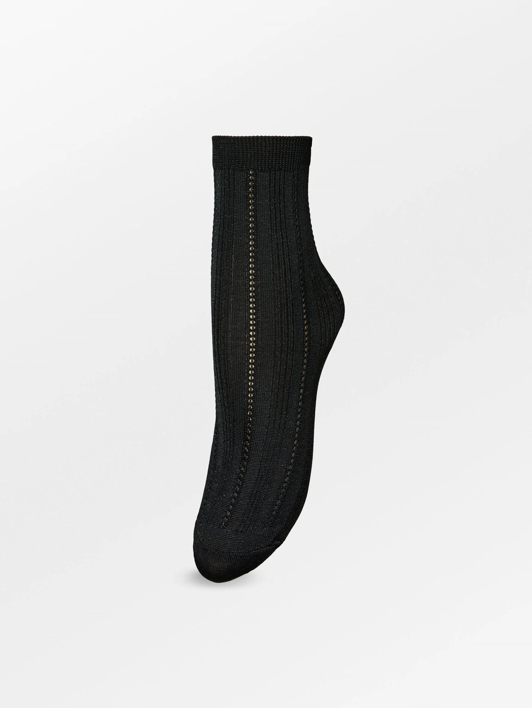 Glitter Drake Sock - Black