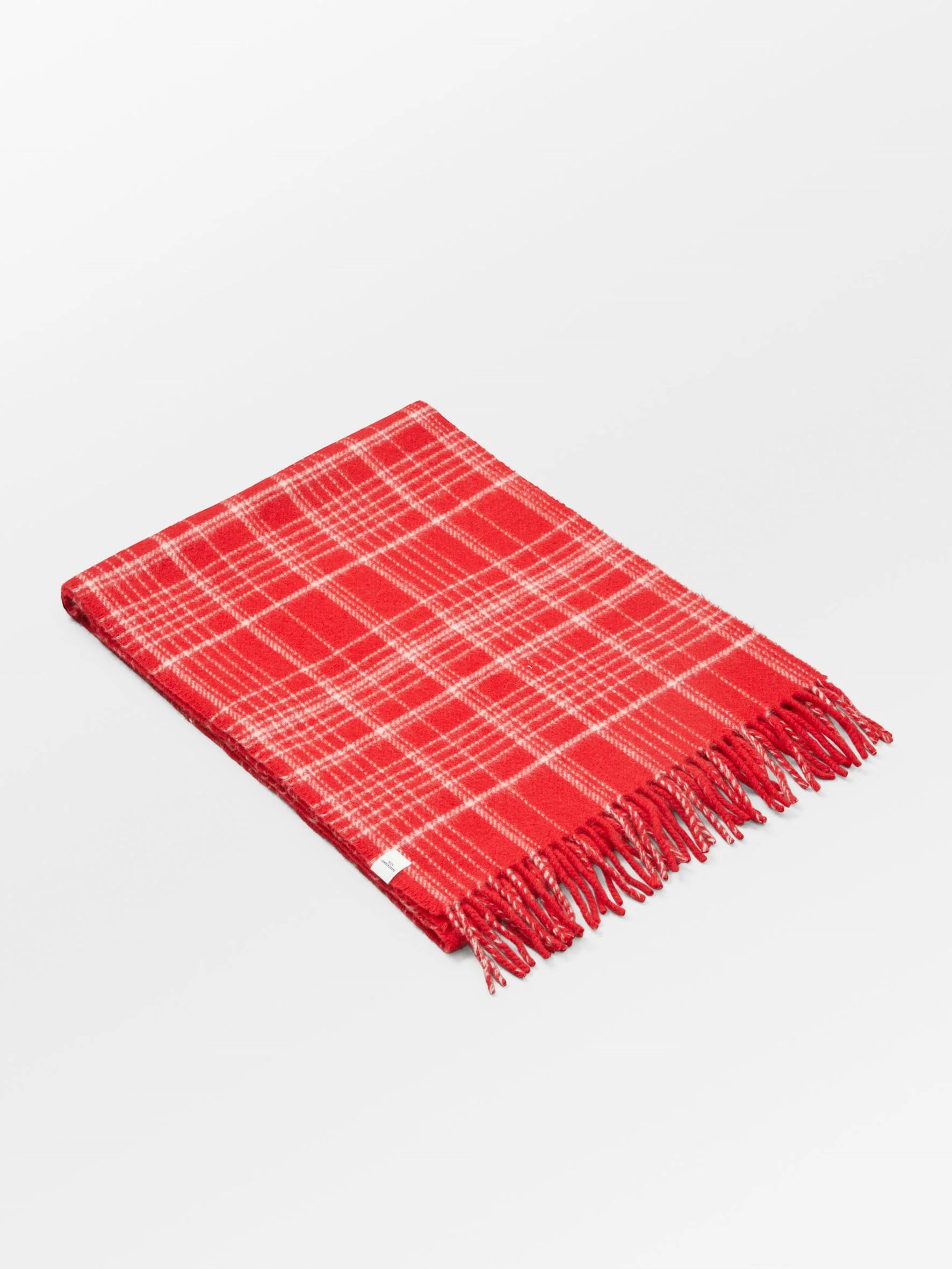 Grid Wool Scarf - Image 2