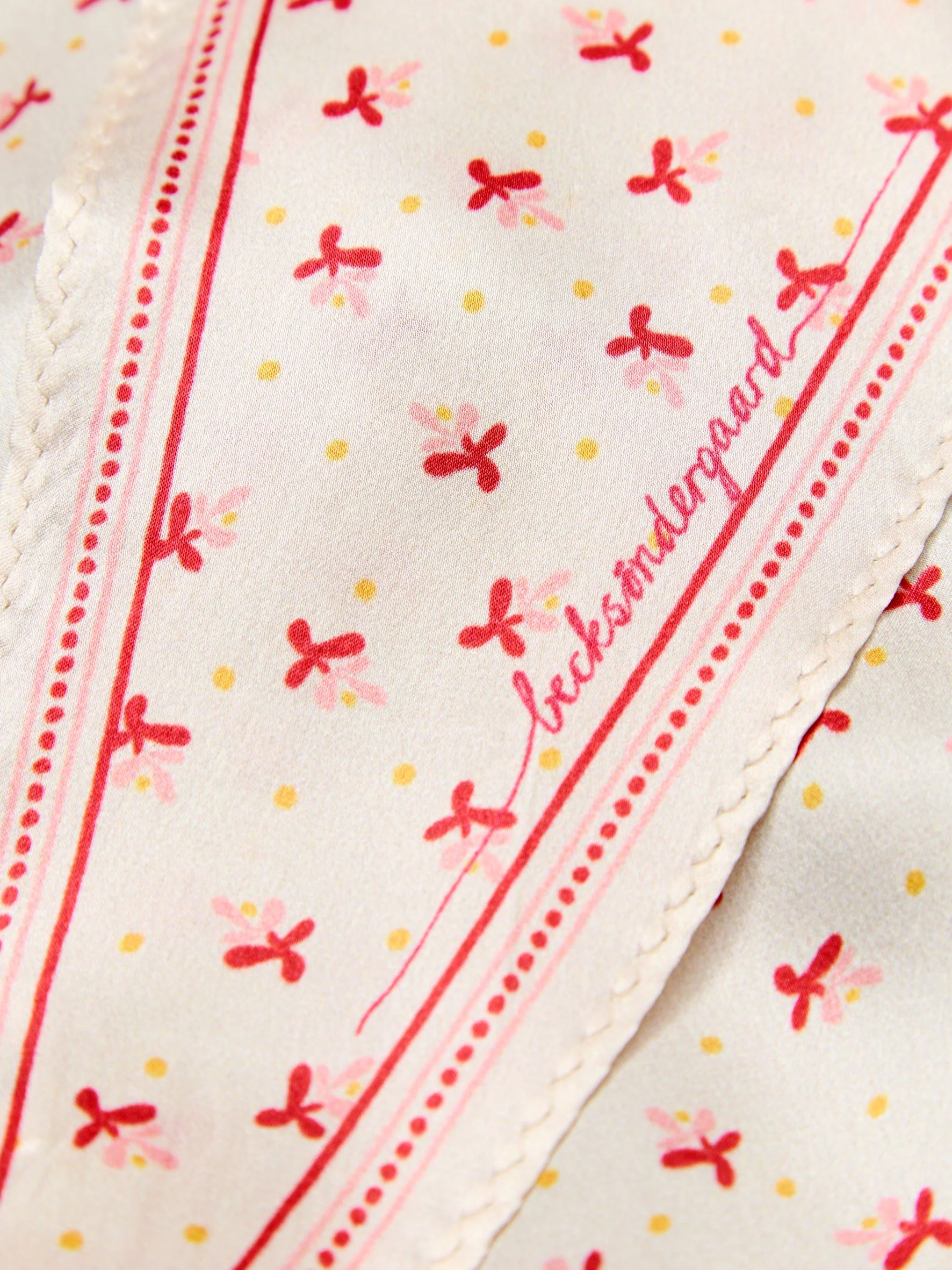 Halia Diamond Scarf - Pink Icing - Image 3