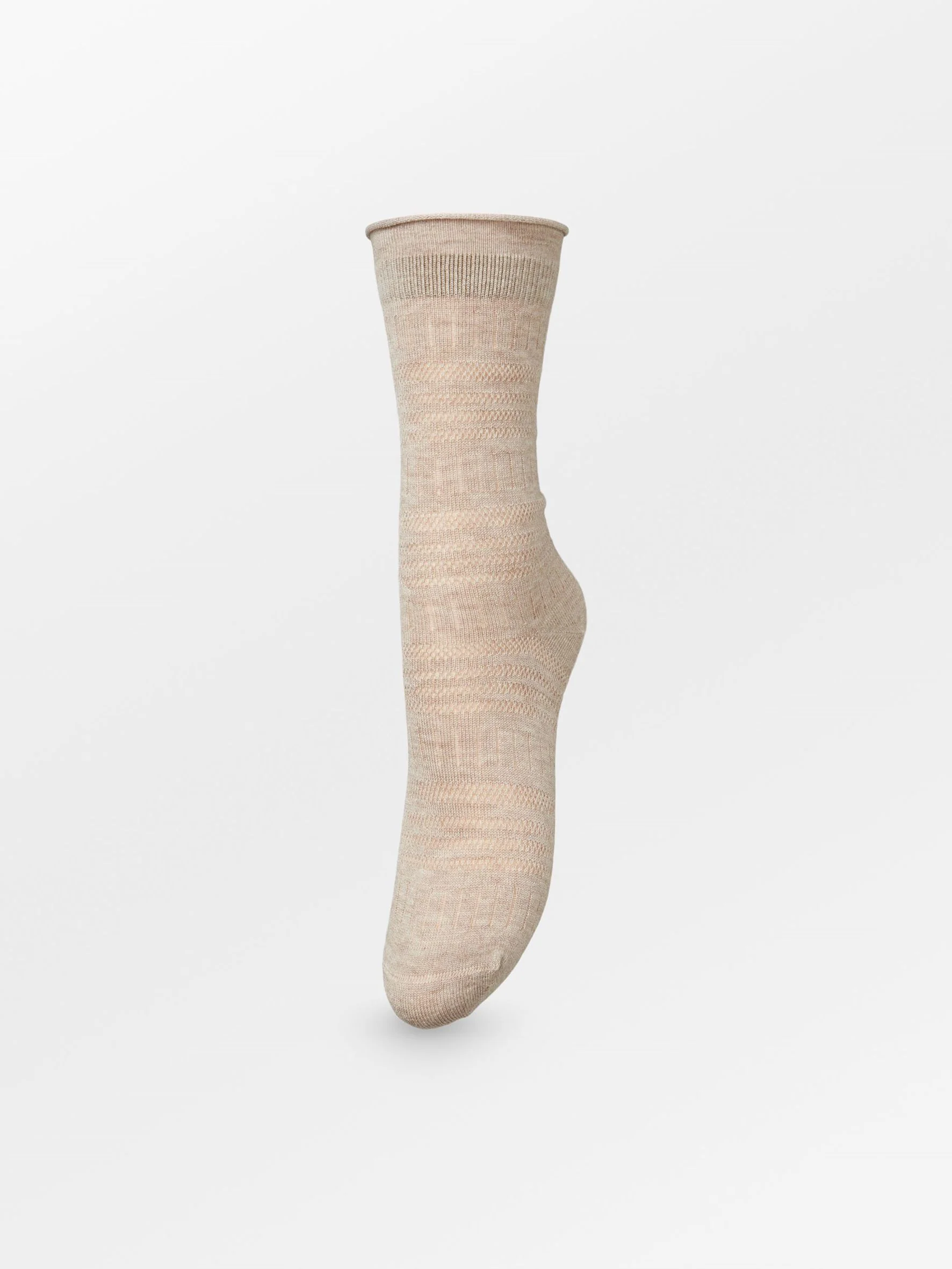 Lucretia Wola Sock - Dark Beige Melange