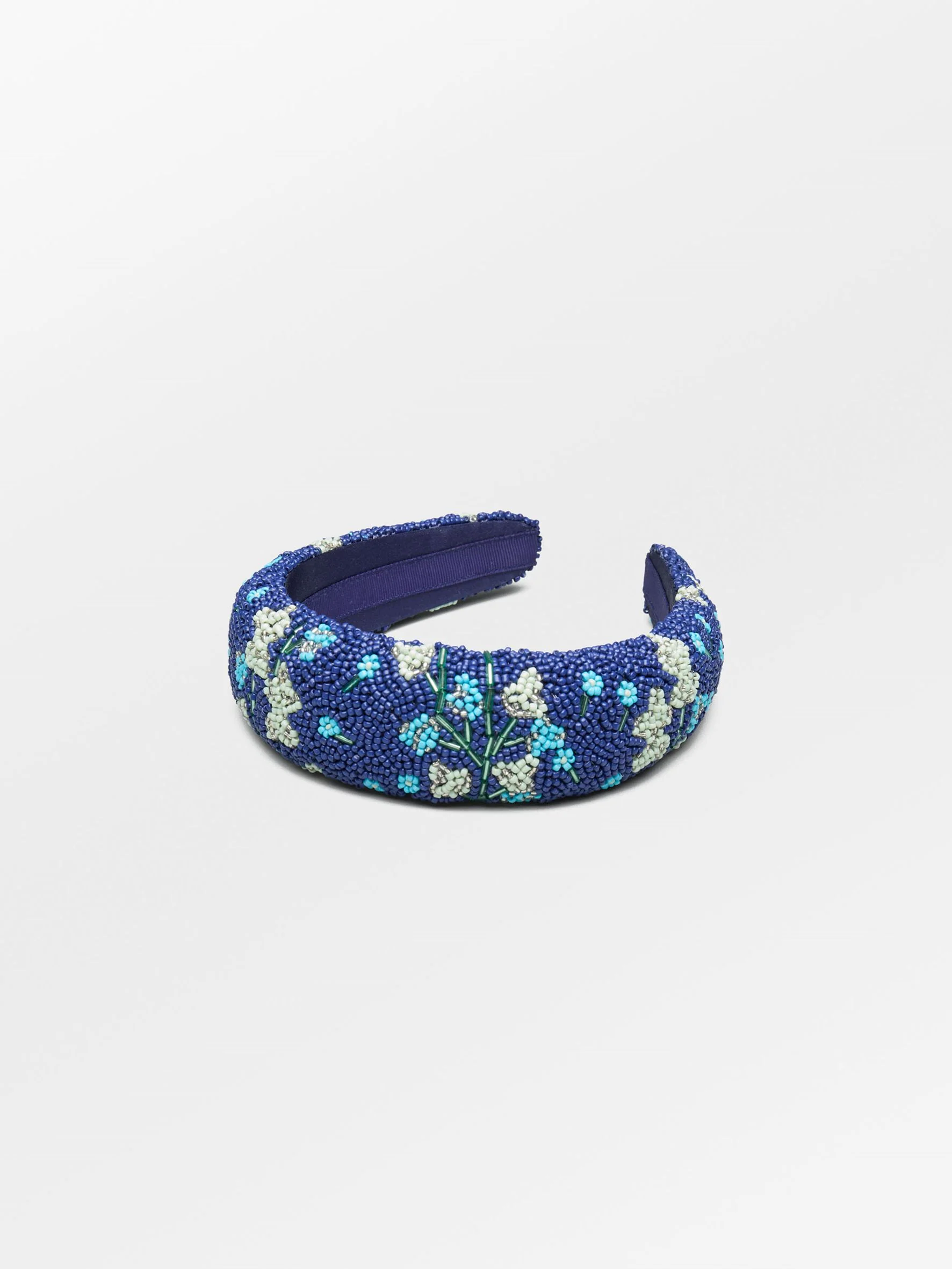 Saga Wide Beaded Hairbrace