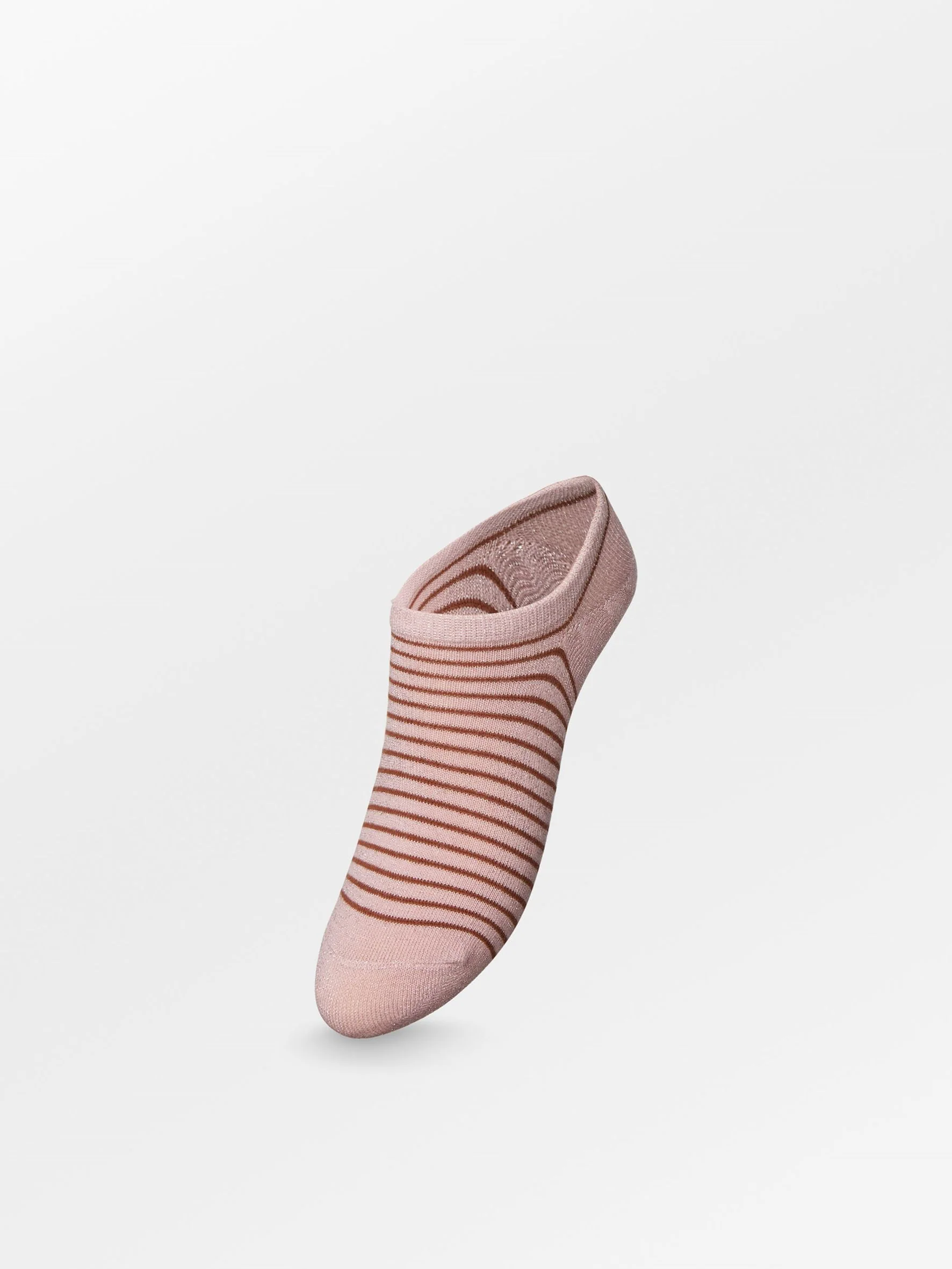 Stripe Glitter Sneakie Sock