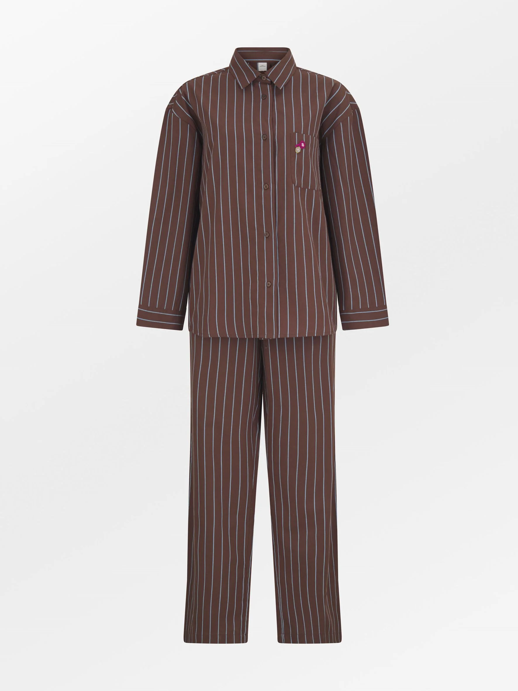 Striped Wintaflora Pyjamas Shirt - Image 2