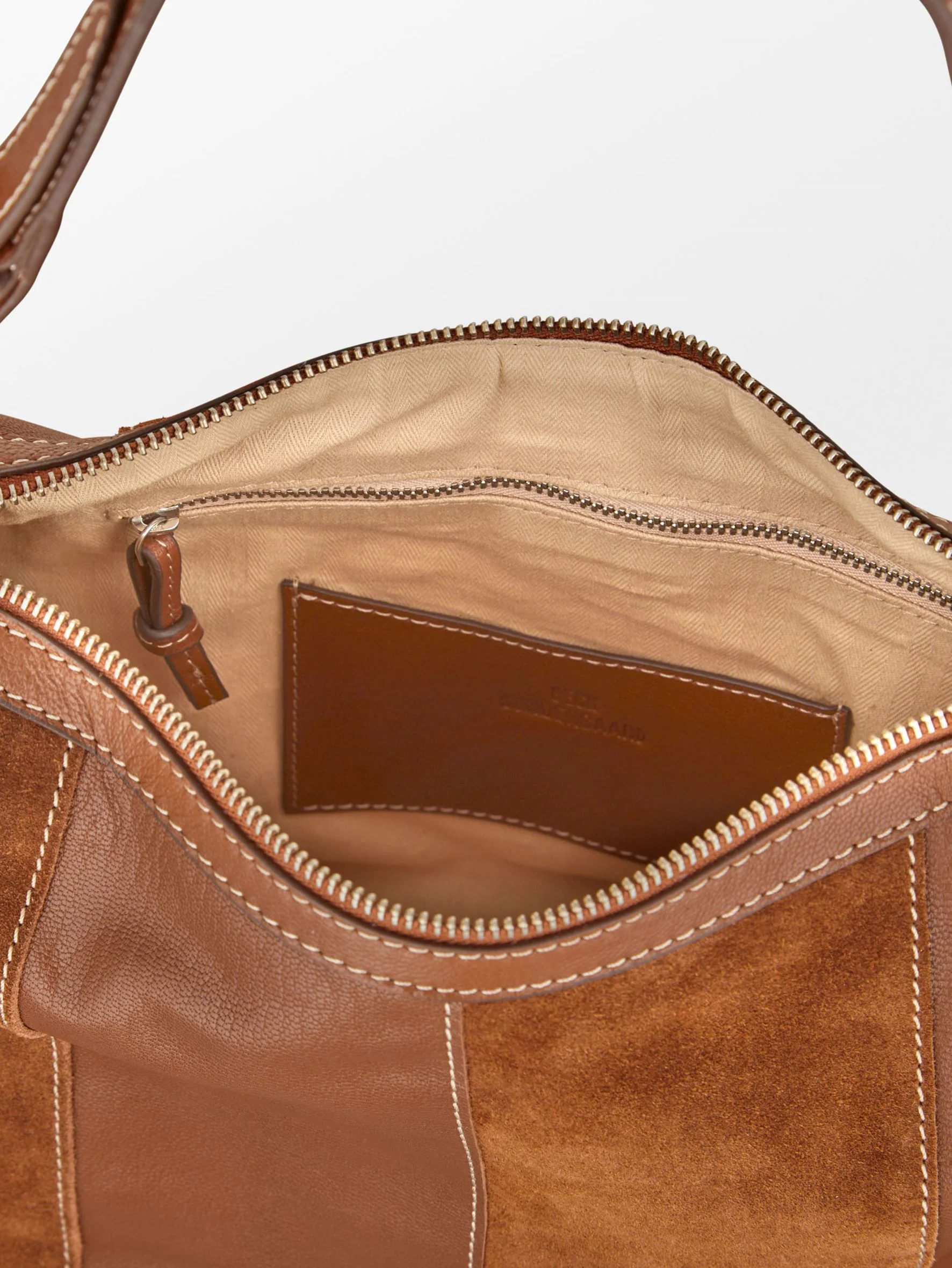 Suede Clutch Bag