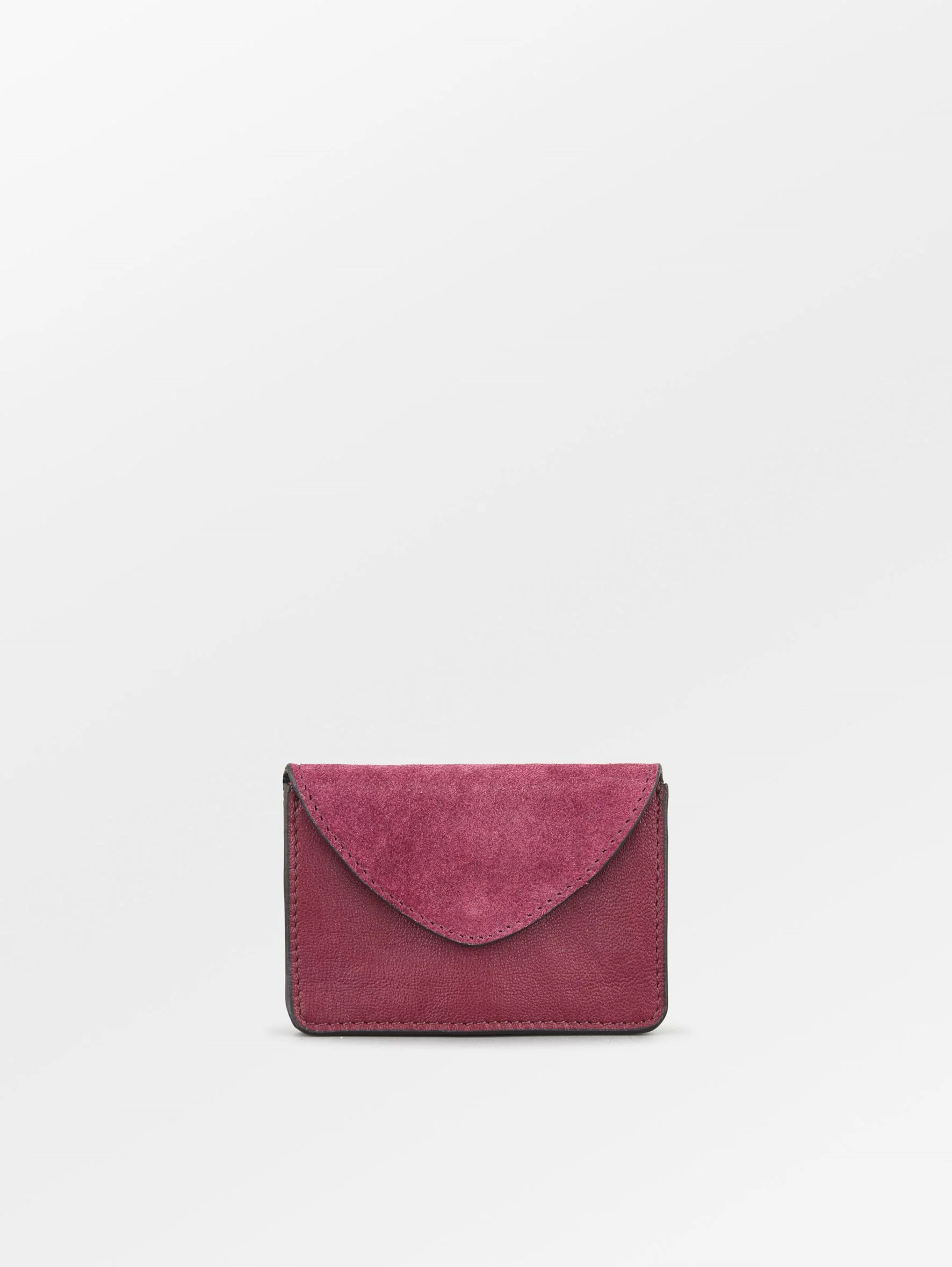 Suede Mix Card Wallet
