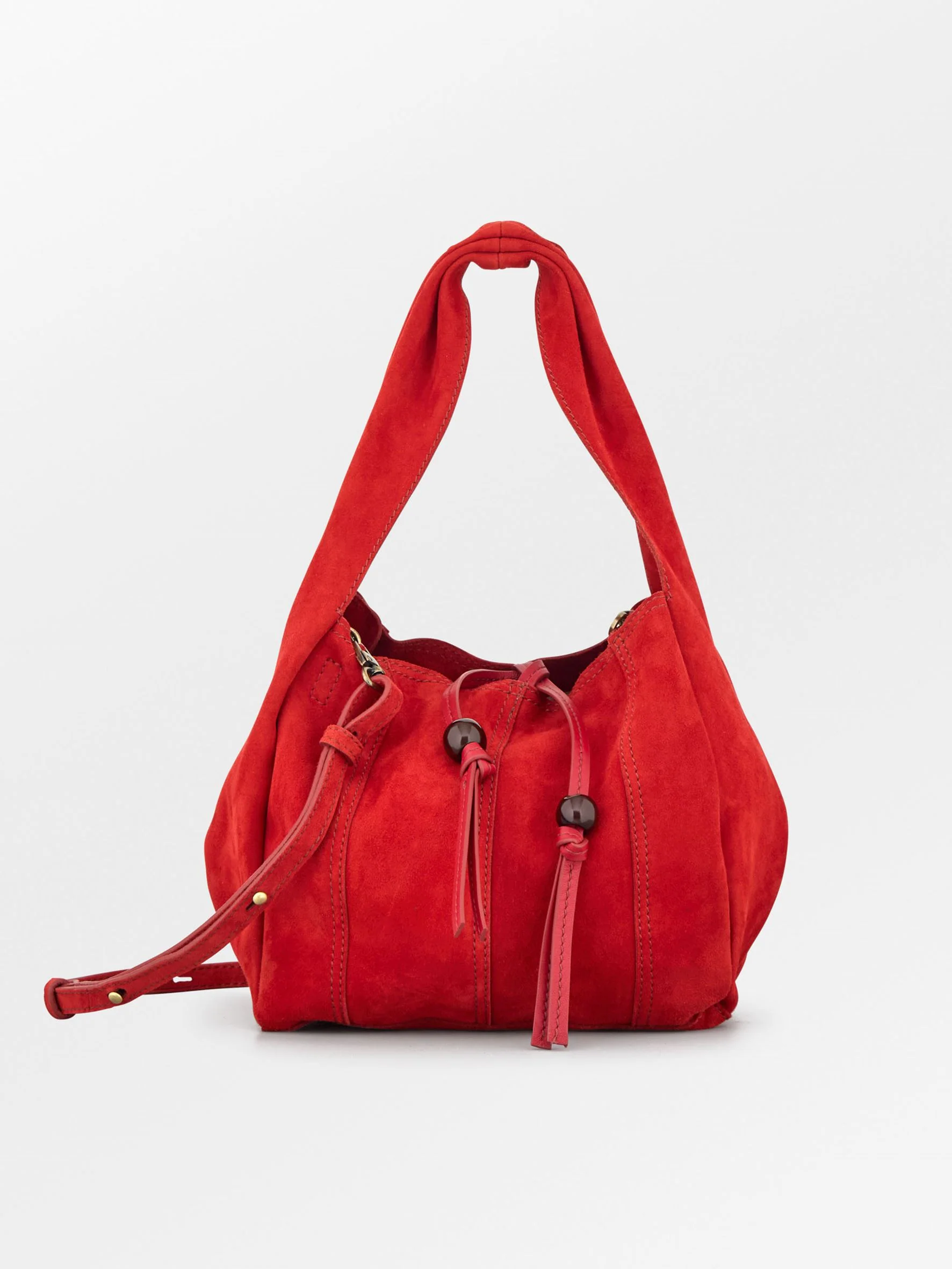 Suede Panel Harper Bag