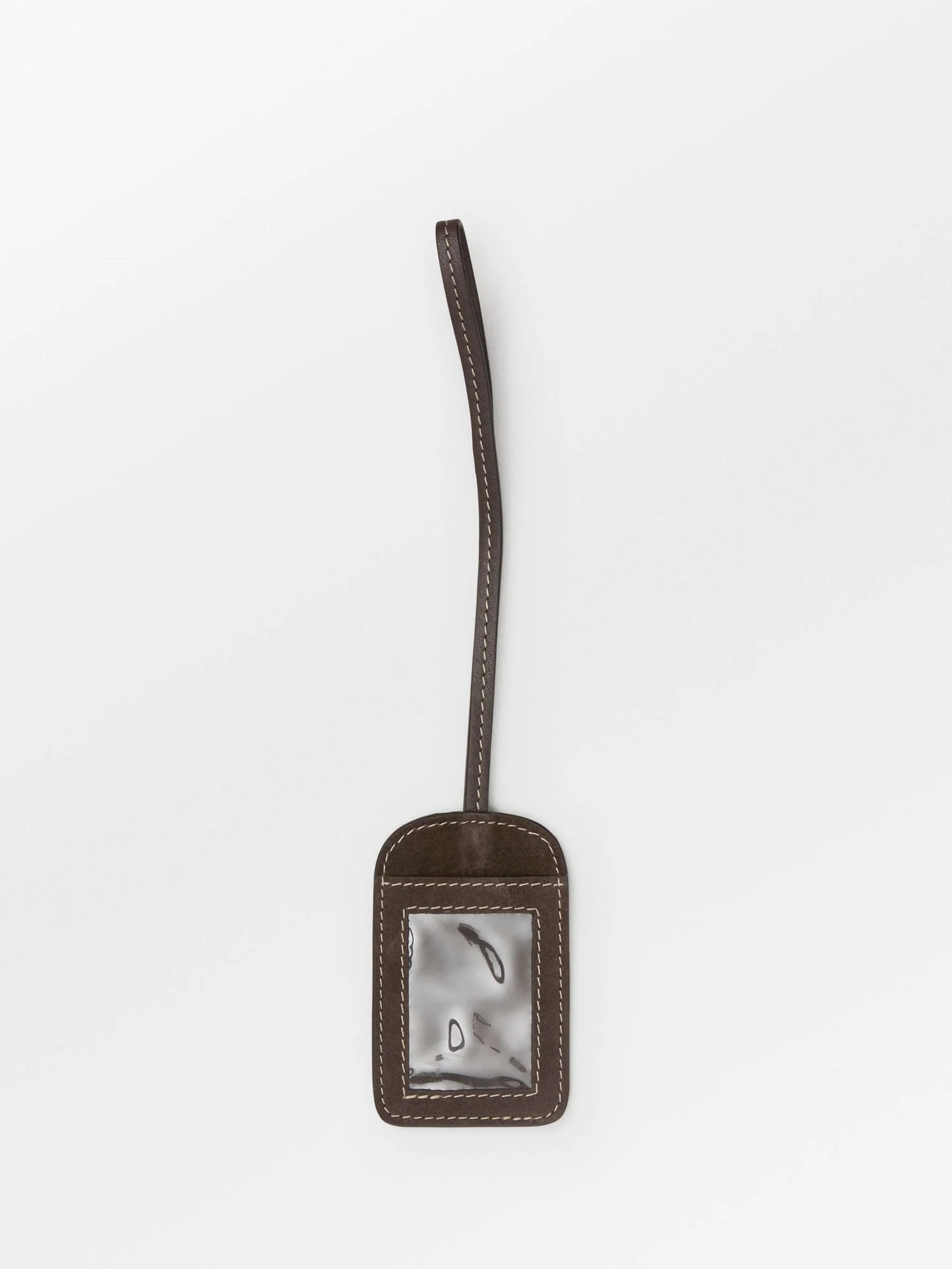 Suede Travel Tag
